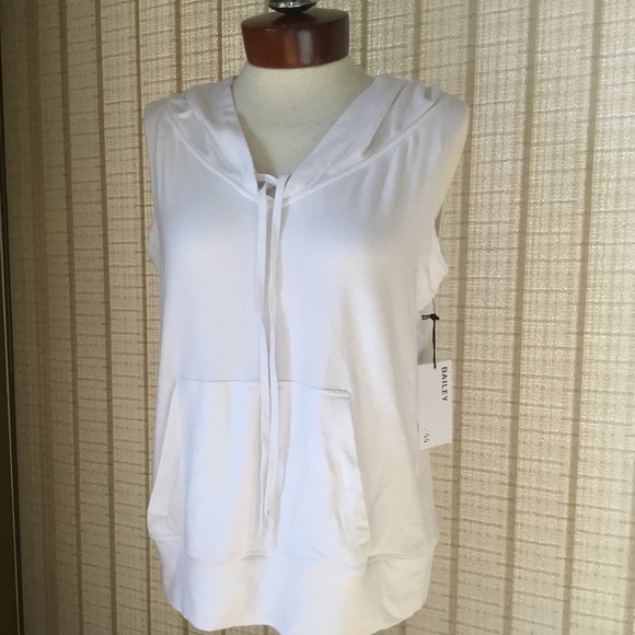 Bailey 44 Shoulder Hopper Sleeveless Hoodie, Sz M - Picture 4 of 8